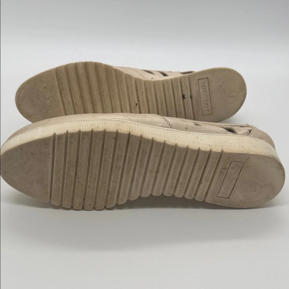 Aquatalia Beige Cutout Espadrilles‎